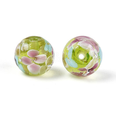 Handmade Lampwork Beads Strands LAMP-T007-04L-1