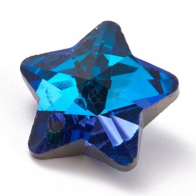 Electroplate Glass Charms X-GLAA-H104-A02-1