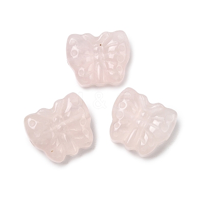 Natural Rose Quartz Carved Beads G-L636-B07-01-1