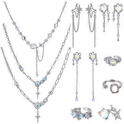 Jewelry Sets SJEW-BM0001-01-1
