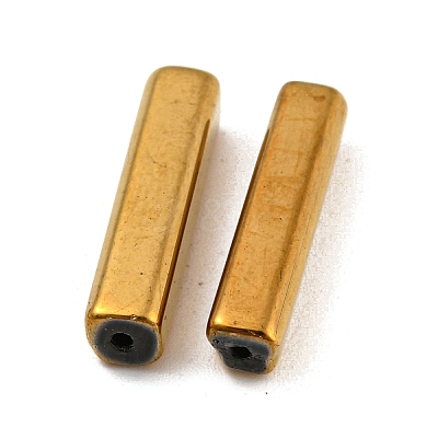 Electroplate Glass Beads GLAA-D024-01M-1