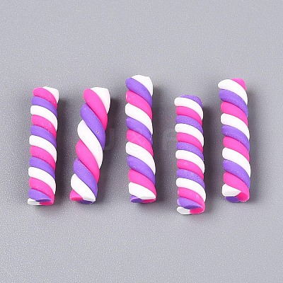 Handmade Polymer Clay Beads CLAY-N012-02E-1