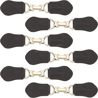 6 Sets Imitation Leather Toggle Buckle AJEW-FG0001-56-1