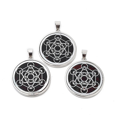 Natural White Shell Pendants SHEL-G017-01P-06-1