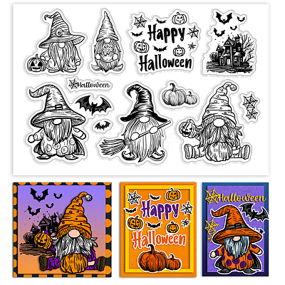 Summer Theme PVC Plastic Clear Stamps DIY-WH0631-0385-1