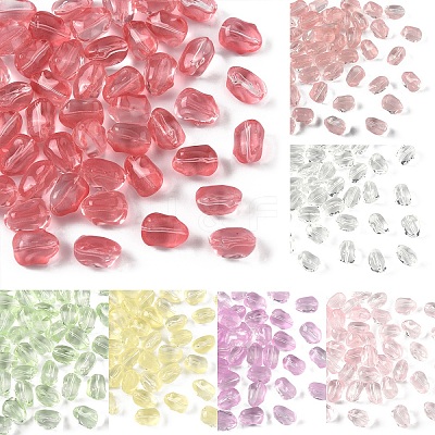 50Pcs Transparent Glass Beads GLAA-YW0004-83A-1