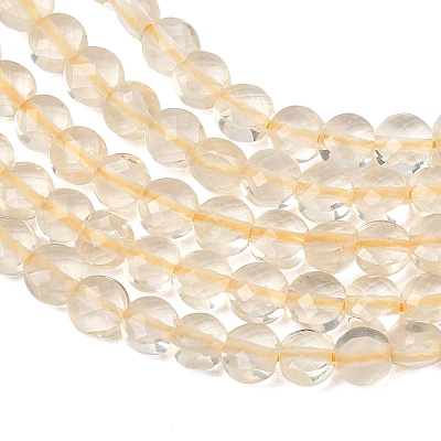 Natural Lemon Quartz(Heated) Beads Strands GG-NH0007-E01-02-1