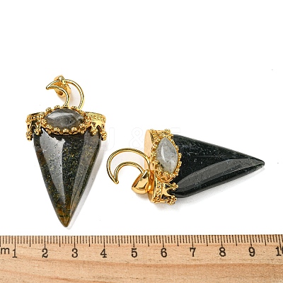 Natural & Synthetic Gemstone Big Pendants G-F639-06-G-1
