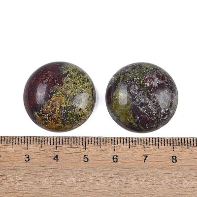 Natural Dragon Blood Cabochons X-G-H1596-FR-25mm-25-1