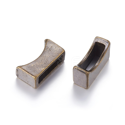 Tibetan Silver Slide Charms X-MLF9473Y-NF-1
