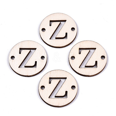 Unfinished Natural Poplar Wood Links Connectors WOOD-S045-140B-01Z-1