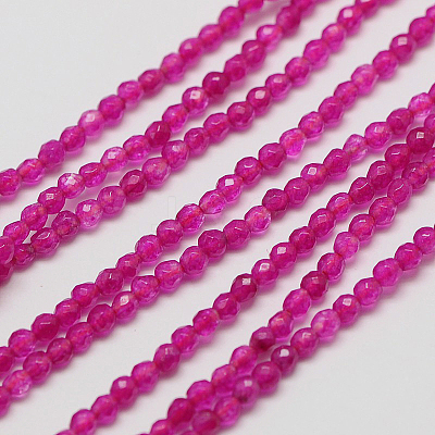 Natural White Jade Beads Strands X-G-A129-3mm-B03-1