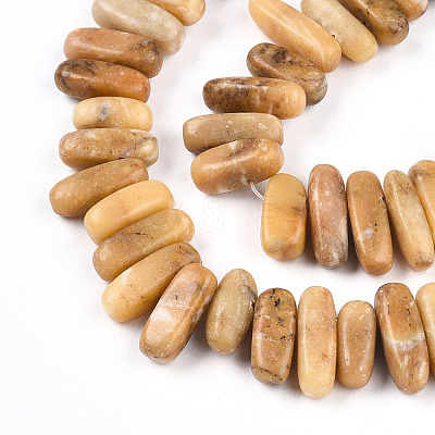 Natural Yellow Opal Beads Strands G-T140-61-1