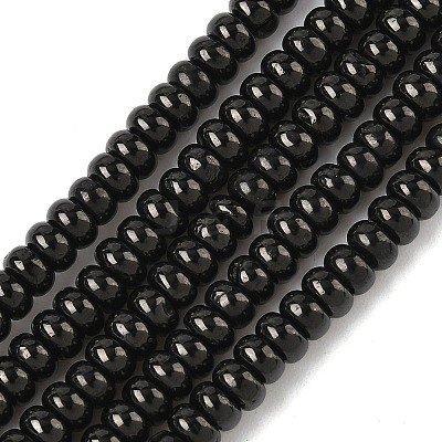 Natural Coal Quartz Beads Strands G-Z095-A01-02-1