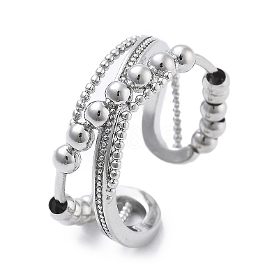 Rotatable Open Cuff Rings for Women LS-RJEW-S402-02P-1