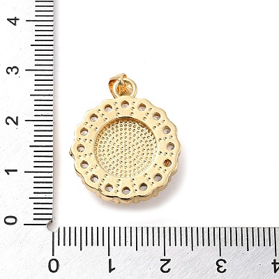 Real 18K Gold Plated Brass Pendants KK-A198-17G-1