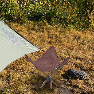 Outdoor Triangular Stool Cloth AJEW-WH20022-09B-1