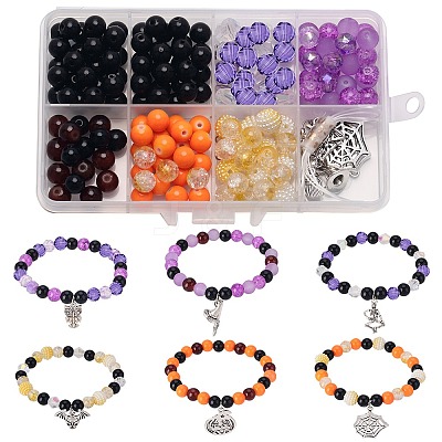 Halloween Bracelet Making Kit DIY-SC0021-87-1