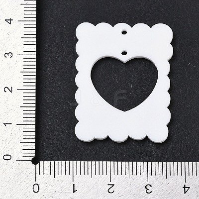 Opaque Acrylic Pendants FIND-K017-12A-1