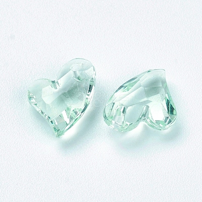 Transparent Acrylic Charms MACR-G055-11mm-M-1