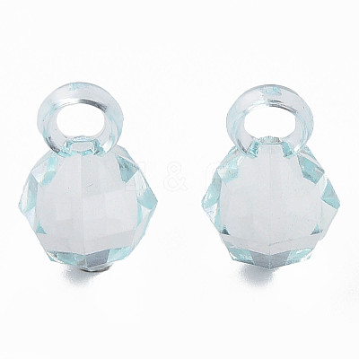 Transparent Acrylic Pendants MACR-S373-125-B06-1