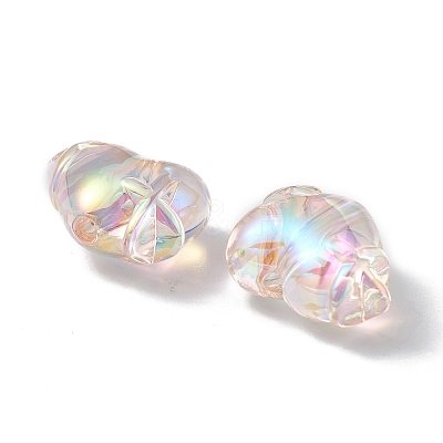 Transparent Acrylic Beads X-OACR-B005-01B-1