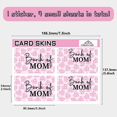 PVC Plastic Waterproof Card Stickers DIY-WH0432-168-1