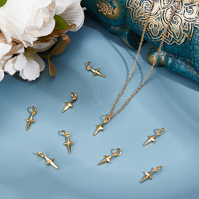 20Pcs Brass Charms KK-BBC0017-27-1