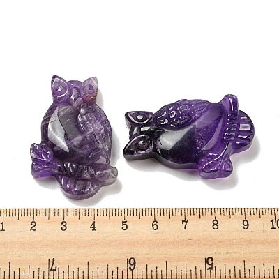 Natural Amethyst Pendants G-M417-08C-1