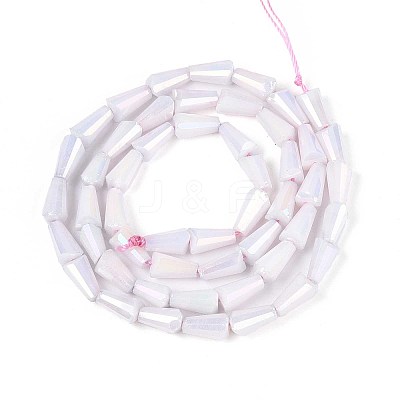 Anti-Tarnish Electroplate Glass Beads Strands GLAA-T025-27E-1
