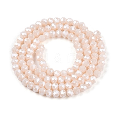 Electroplate Glass Beads Strands EGLA-A044-P3mm-A05-1
