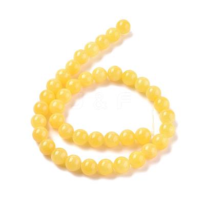 Natural Mashan Jade Beads Strands G-H1626-10MM-06-1