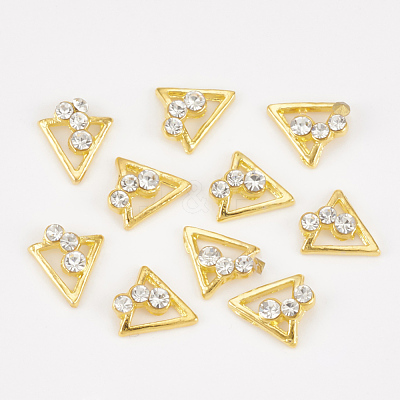 Alloy Rhinestone Cabochons MRMJ-T013-09B-1