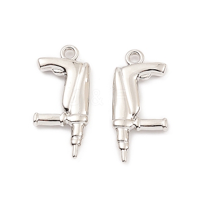 Rack Plating Alloy Pendants PALLOY-K003-07P-1
