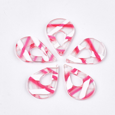 Cellulose Acetate(Resin) Pendants KY-T008-24D-1
