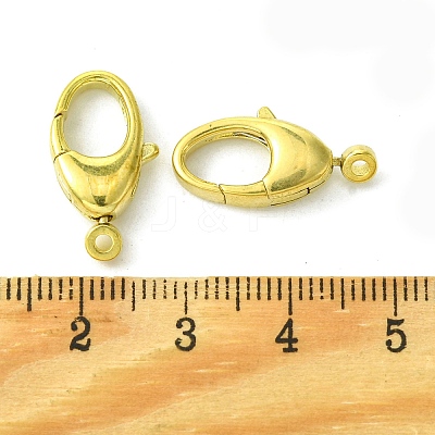 Brass Lobster Claw Clasps KK-D099-01A-C-1