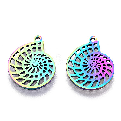 Ion Plating(IP) 304 Stainless Steel Pendants STAS-T063-211M-1