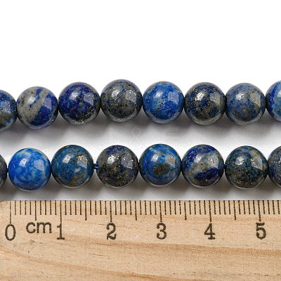 Natural Lapis Lazuli Beads Strands G-E483-17-8mm-1