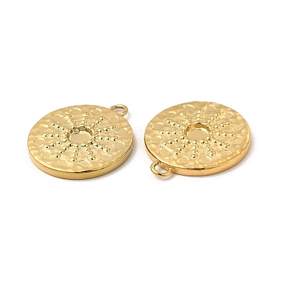 Ion Plating(IP) 304 Stainless Steel Pendant Cabochon Settings STAS-A070-17G-1