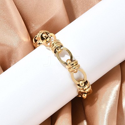 304 Stainless Steel Chain Bracelets BJEW-L610-22G-1
