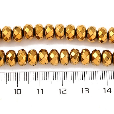 Electroplate Non-magnetic Synthetic Hematite Beads Strands G-J160-E-02-1