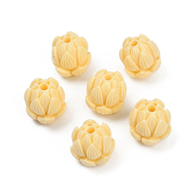 Synthetic Coral Carved Beads CORA-S025-01-1
