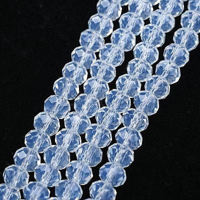 Glass Beads Strands EGLA-A034-J6mm-D06-1