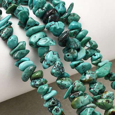 Natural HuBei Turquoise Bead Strands G-H345-A01-09-1