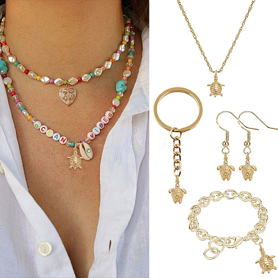 12Pcs 4 Styles Brass Pendants KK-ME0001-44-1