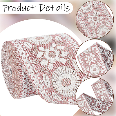 5M Vintage Jacquard Polyester Ribbon OCOR-CY0004-44C-1