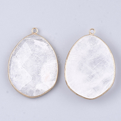 Natural Quartz Crystal Pendants X-G-S344-52-1