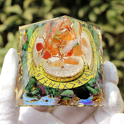 Orgonite Pyramid Resin Energy Generators PW-WG24475-01-1