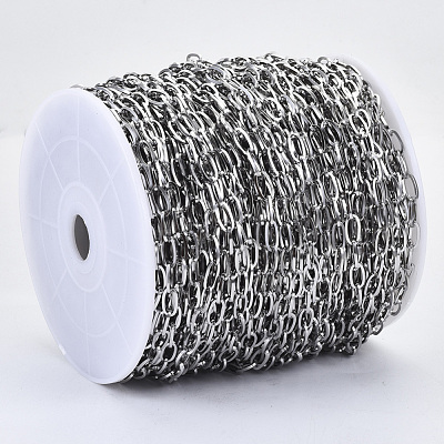 Tarnish Resistant 304 Stainless Steel Chains CHS-S001-03A-P-1