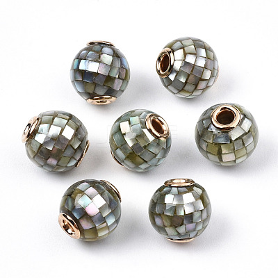 Natural White Shell Beads SSHEL-N034-131A-1